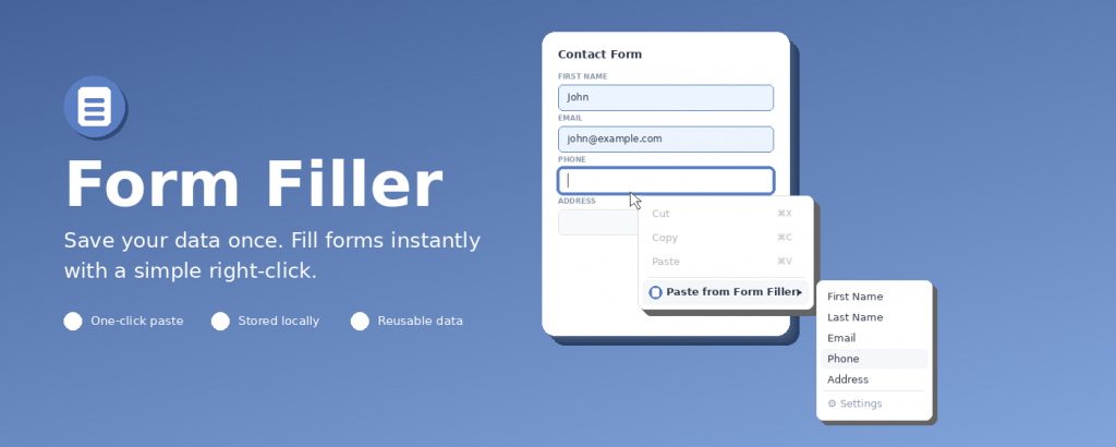 Current image: FormFiller Header